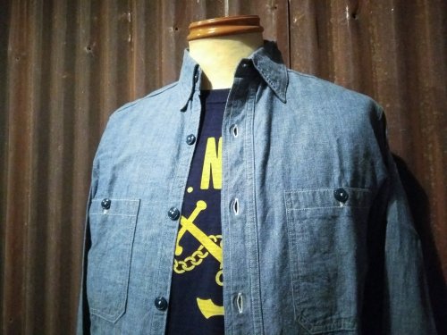 吊り編みTシャツ "U.S. NAVY"
