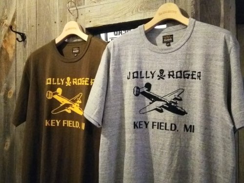 ミリタリーTシャツ "JOLLY ROGER, KEY FIELD"