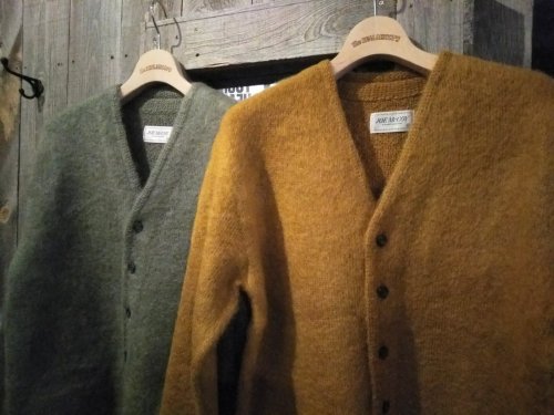 モヘアカーディガン入荷！