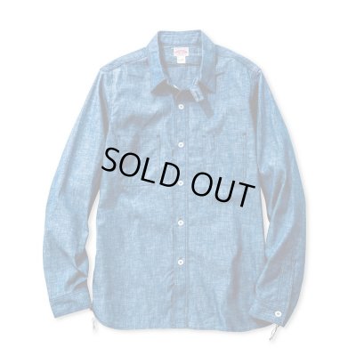 画像1: 8HU CHAMBRAY SERVICEMAN SHIRT