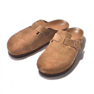 画像1: LEATHER FOOT-SUPPORT CLOGS