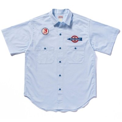 画像1: COTTON SERVICEMAN SHIRT / PAWTUCKET