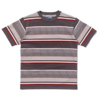 JACQUARD KNIT STRIPE TEE