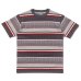 画像1: JACQUARD KNIT STRIPE TEE (1)