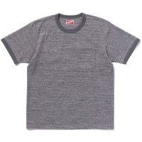 POCKET TEE / HEATHER GRAY, RINGER