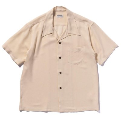 画像3: SILK RAYON OPEN COLLAR SHIRT