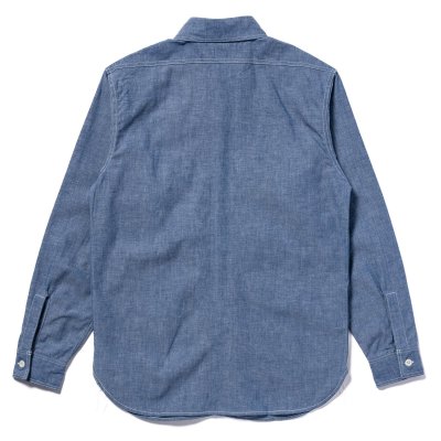 画像2: 8HU CHAMBRAY SERVICEMAN SHIRT