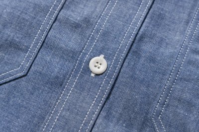 画像3: 8HU CHAMBRAY SERVICEMAN SHIRT