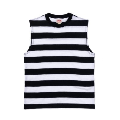 画像1: BUCO STRIPE TEE CUT-OFF