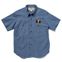 U.S. NAVY CHAMBRAY SHIRT S/S / USS KIDD