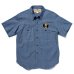 画像1: U.S. NAVY CHAMBRAY SHIRT S/S / USS KIDD (1)