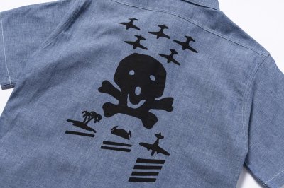 画像4: U.S. NAVY CHAMBRAY SHIRT S/S / USS KIDD