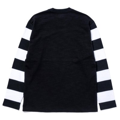 画像2: BUCO STRIPED SLEEVE TEE / FLYING WHEEL