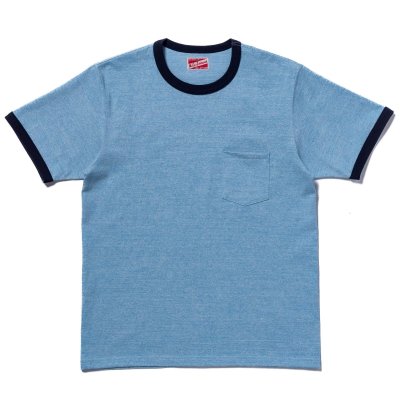 画像1: POCKET TEE / HEATHER COLOR, RINGER