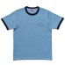 画像1: POCKET TEE / HEATHER COLOR, RINGER (1)