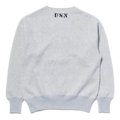 画像1: U.S.N. COTTON CARDIGAN / STENCIL