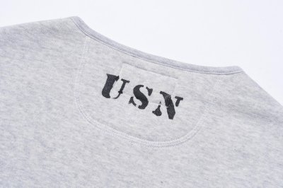 画像4: U.S.N. COTTON CARDIGAN / STENCIL