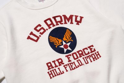 画像3: MILITARY PRINT SWEATSHIRT U.S. ARMY AIR FORCE, HILL FIELD