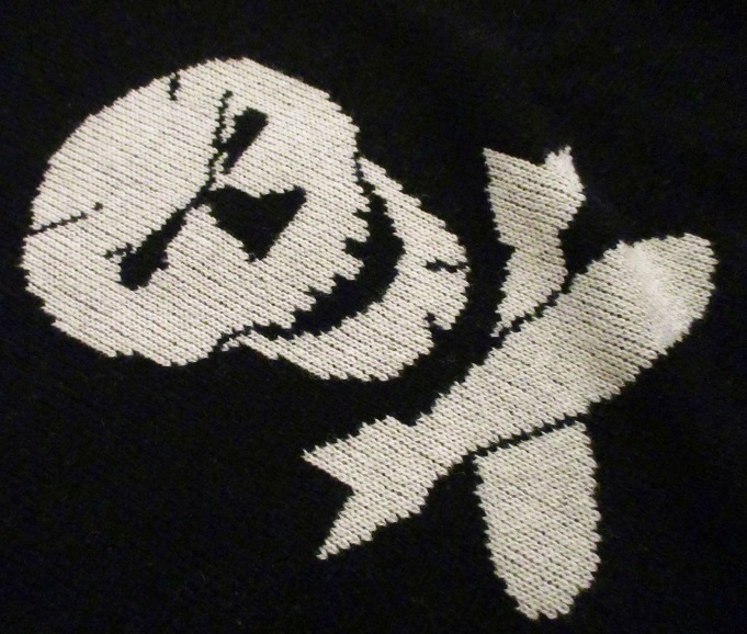 MILITARY JAQUARD SWEATER / JOLLY ROGER