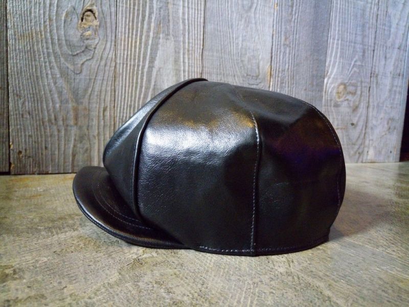 リアルマッコイズ キャスケット ホースハイド ブラック サイズ7 3 4 - 帽子