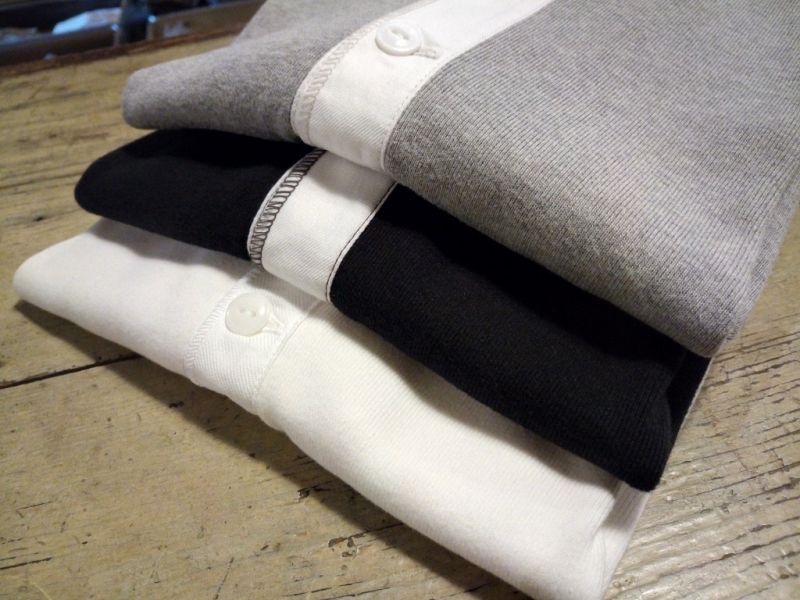 定番 ヘンリーネックTシャツ