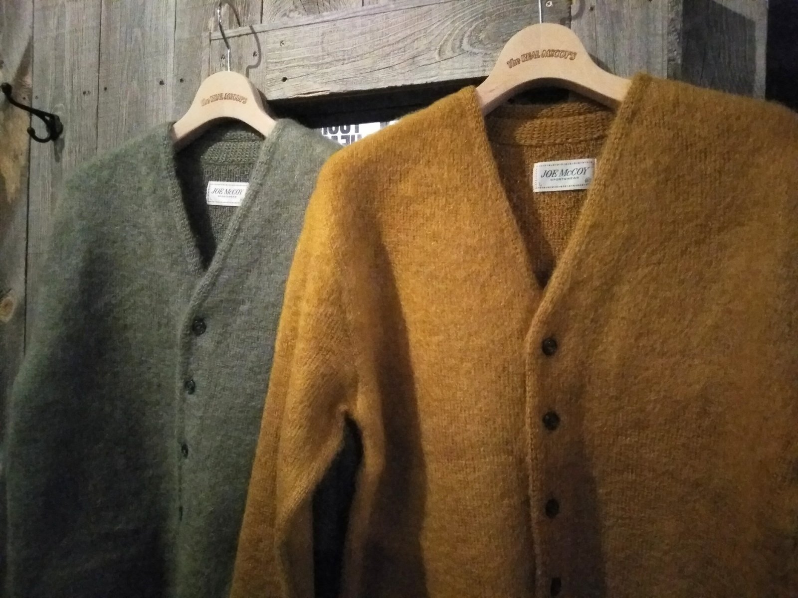 モヘアカーディガン入荷!