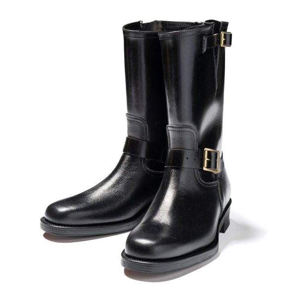 画像1: BUCO NARROW ENGINEER BOOTS / BUTTOCK (1)