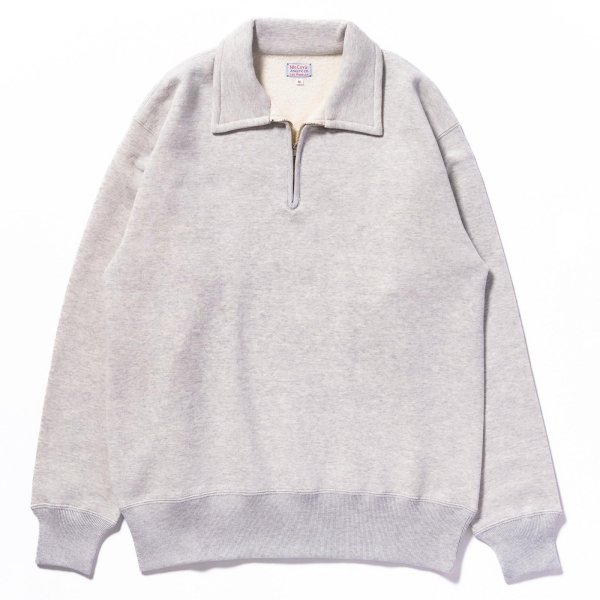 画像1: 10 OZ. LOOPWHEEL 1/4 ZIP SWEATSHIRT (1)