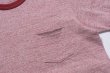 画像6: POCKET TEE / HEATHER COLOR, RINGER (6)
