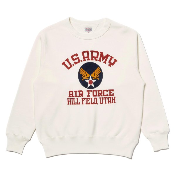 画像1: MILITARY PRINT SWEATSHIRT U.S. ARMY AIR FORCE, HILL FIELD (1)