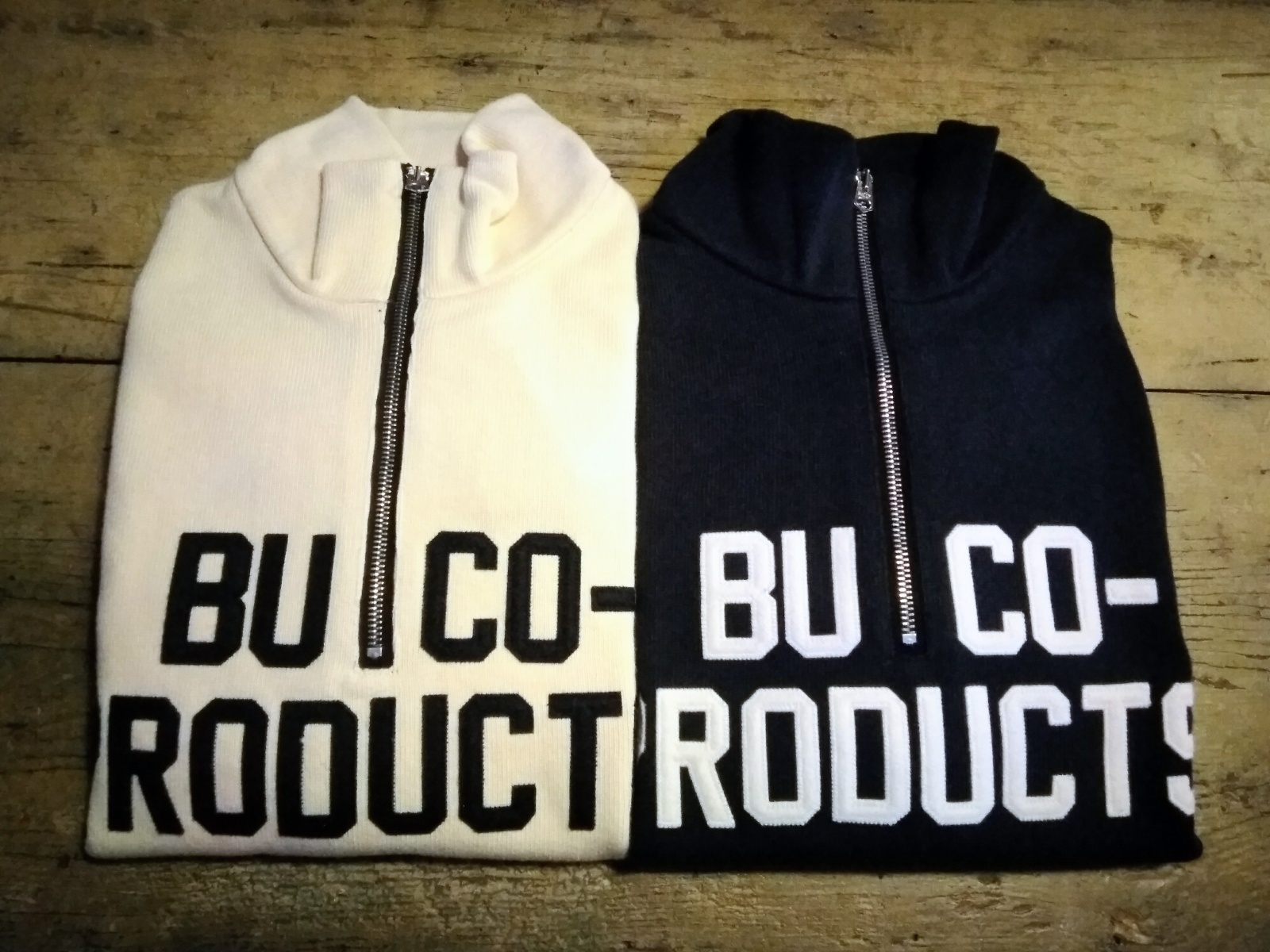 BUCOのハーフジップ!