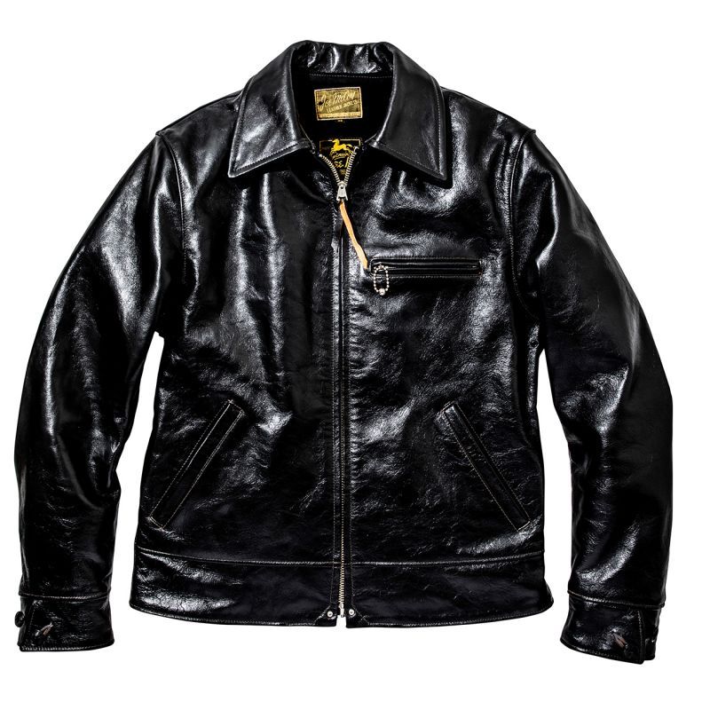 30s LEATHER SPORTS JACKET / NELSON - ザ・リアルマッコイズ